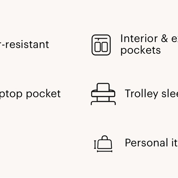 AWAY The Everywhere Bag - Black Nylon Leather Personal Item Travel Duffle Bag - Picture 7 of 10